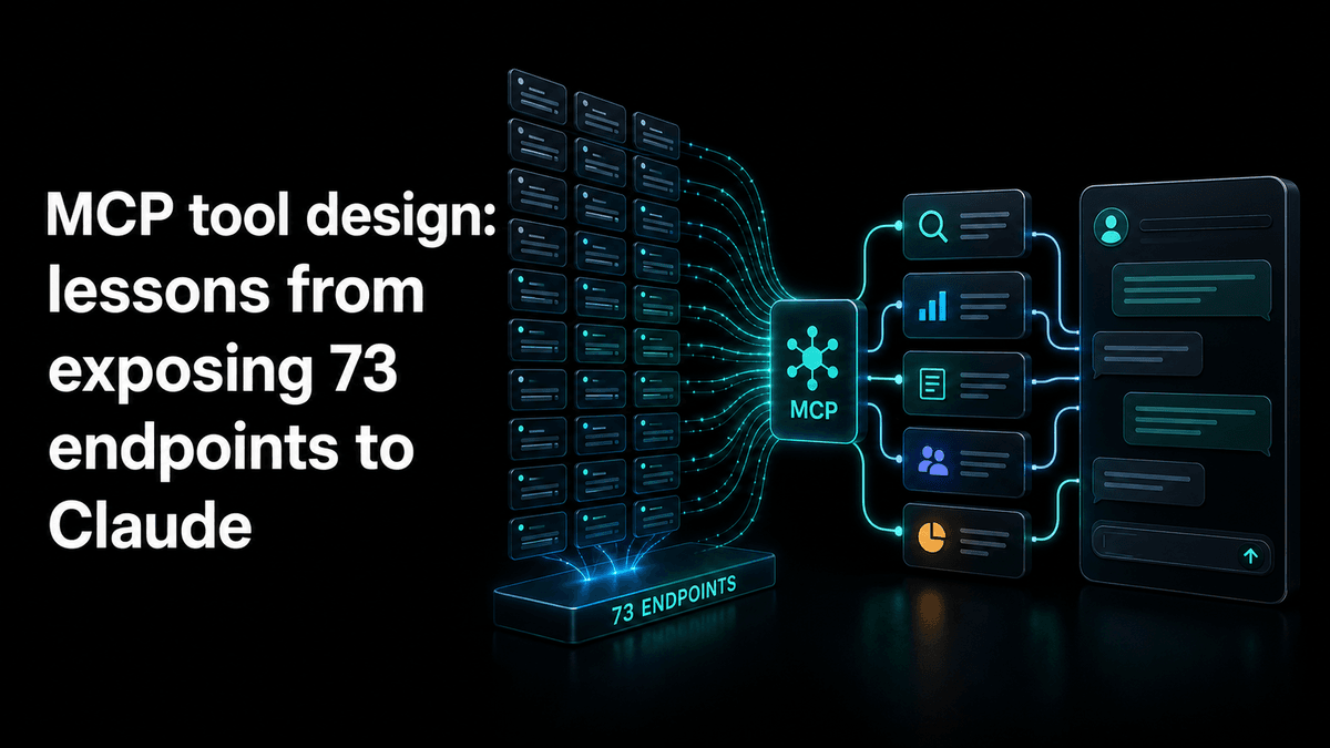 MCP catalog tool design: from dozens of endpoints to a large operation set